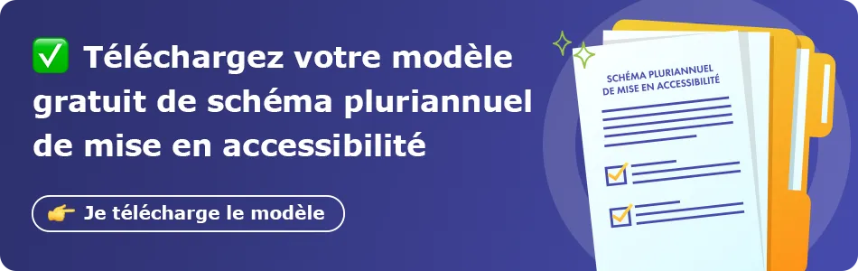 Accéder à la page de téléchargement du modèle de schéma pluriannuel de mise en accessibilité