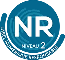 Logo du label Numérique Responsable de niveau 2